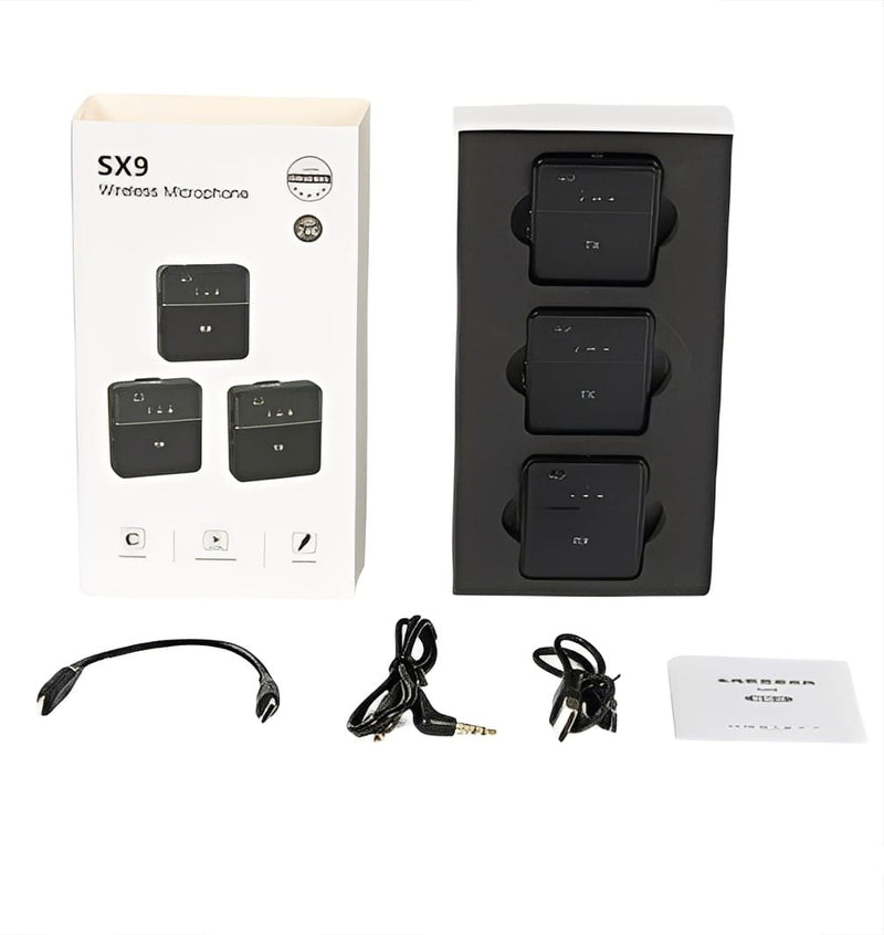 Micrófono Dual de Solapa Profesional - Audio Cristalino para Entrevistas y Videos