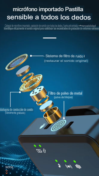 Micrófono Dual de Solapa Profesional - Audio Cristalino para Entrevistas y Videos