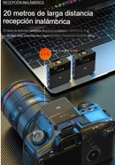 Micrófono Dual de Solapa Profesional - Audio Cristalino para Entrevistas y Videos