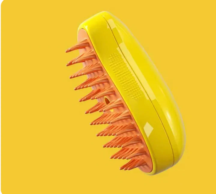 Cepillo a Vapor para Mascotas - Elimina Pelo Suelto y Desinfecta