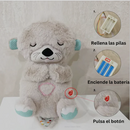 Peluche Nutria que Respira - Calma y Relaja a tu Bebé para Dormir