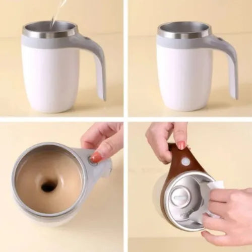 Taza Automezcladora Recargable - Mezcla Perfecta en Segundos | Sin Esfuerzo