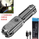 Linterna Táctica LED Recargable - Alta Potencia 5 Modos | Profesional