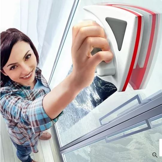Limpiador Magnético de Ventanas - Limpieza Doble Cara Segura